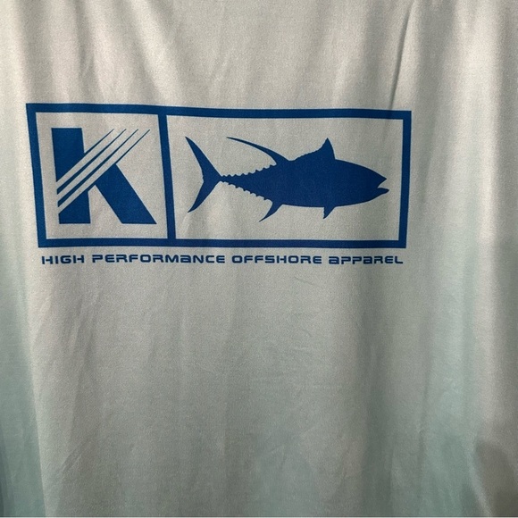 Koofin Gear High Performance Offshore Apparel Long Sleeve Fishing Shirt Sz L GUC - Picture 3 of 7